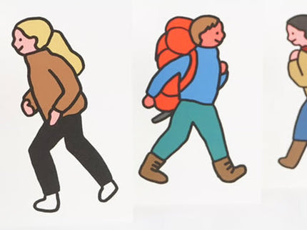 Set de Postales - Walk Walk - ColorSwatch