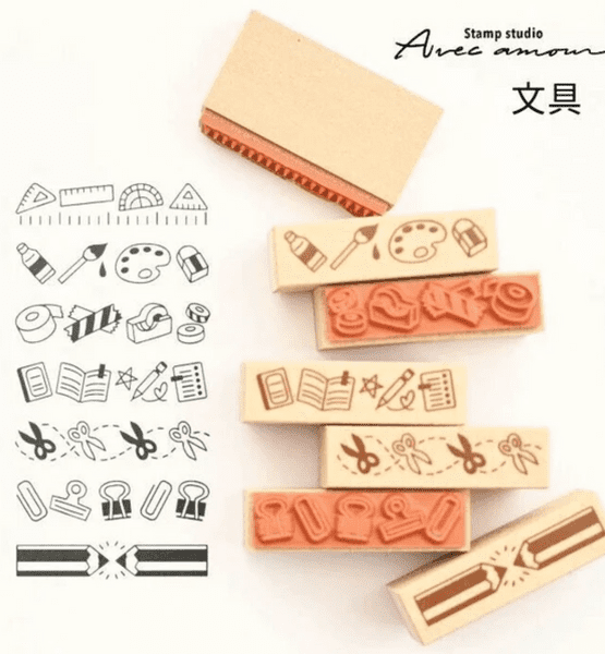 Set de sellos de hule - Stationery - ColorSwatch