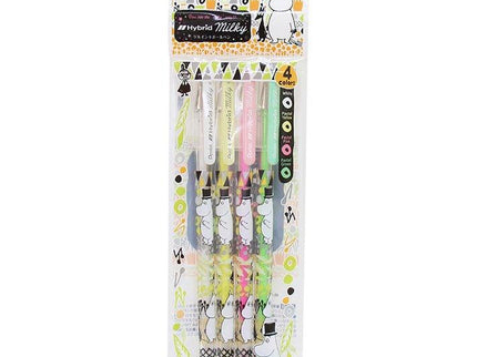 Lapiceros Milky - Moomin - Set de 4