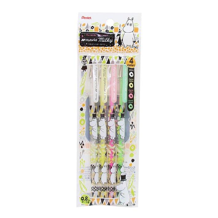 Lapiceros Milky - Moomin - Set de 4