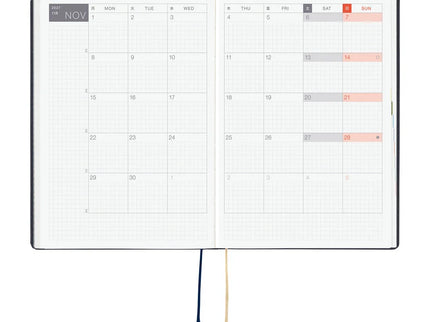Hobonichi Techo 2027 HON - A5 - Slash (Navy)