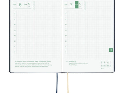 Hobonichi Techo 2027 HON - A6 - Slash (Navy)