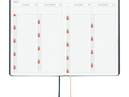 Hobonichi Techo 2027 HON - A6 - Slash (Navy)