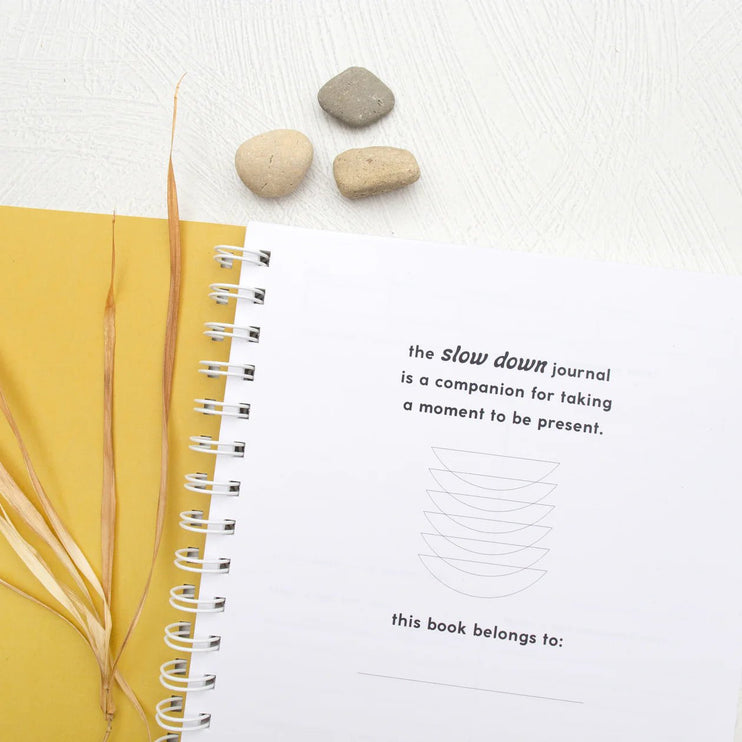 Slow Down Guided Journal - ColorSwatch