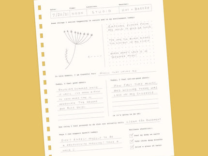 Slow Down Guided Journal - ColorSwatch