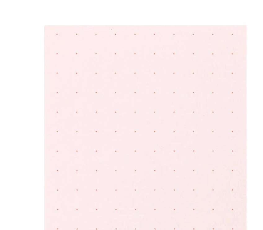 Soft Color Paper Pad - Puntos - Rosado - ColorSwatch