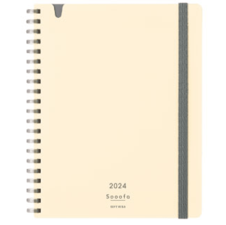 Sooofa B6 Diary 2024 - Beige - ColorSwatch