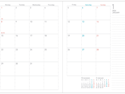 Sooofa B6 Diary 2024 - Rosado - ColorSwatch