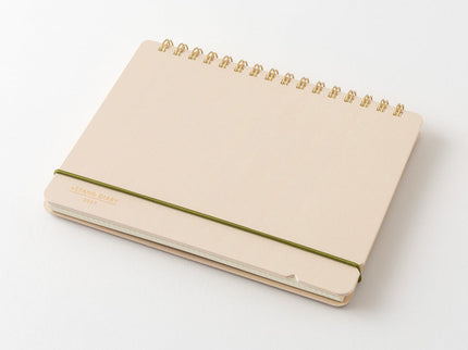 Midori B6 Plus Stand Diary 2027 - Beige