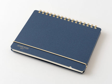 Midori B6 Plus Stand Diary 2027 - Navy
