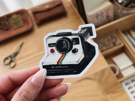 Sticker de Vinilo - Polaroid Camera - ColorSwatch