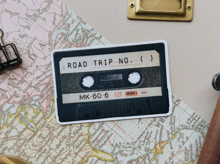 Sticker de Vinilo - Road Trip Cassette - ColorSwatch