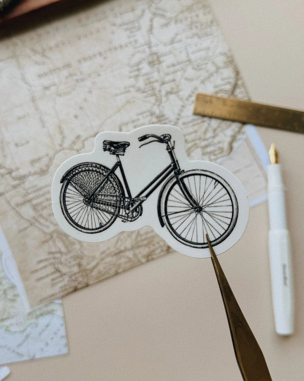 Sticker de Vinilo - Vintage Bicycle - ColorSwatch