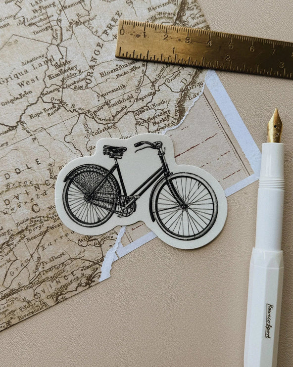 Sticker de Vinilo - Vintage Bicycle - ColorSwatch