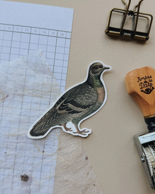 Sticker de Vinilo - Vintage Pigeon - ColorSwatch