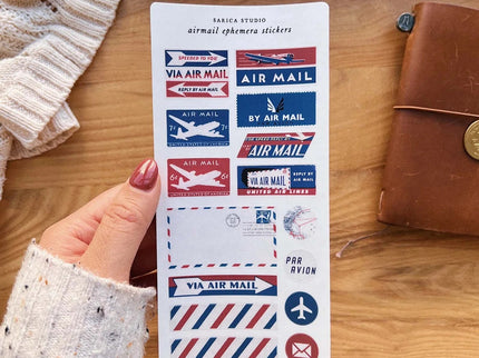 Stickers - Airmail Ephemera - ColorSwatch