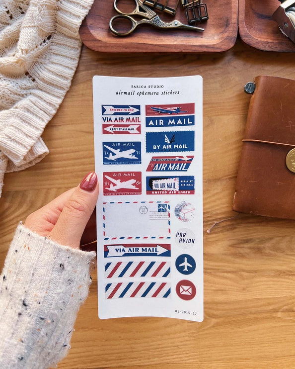 Stickers - Airmail Ephemera - ColorSwatch