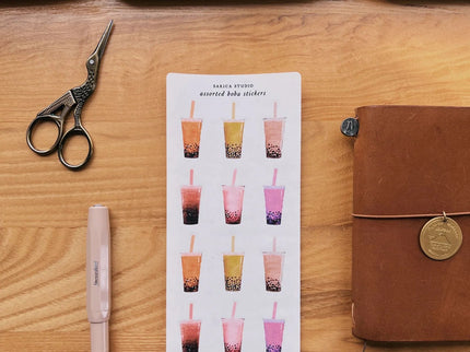 Stickers - Assorted Boba - ColorSwatch