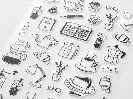 Stickers - Cafe (2 sheets) - ColorSwatch