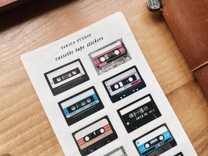 Stickers - Cassette Tape - ColorSwatch