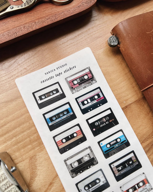 Stickers - Cassette Tape - ColorSwatch