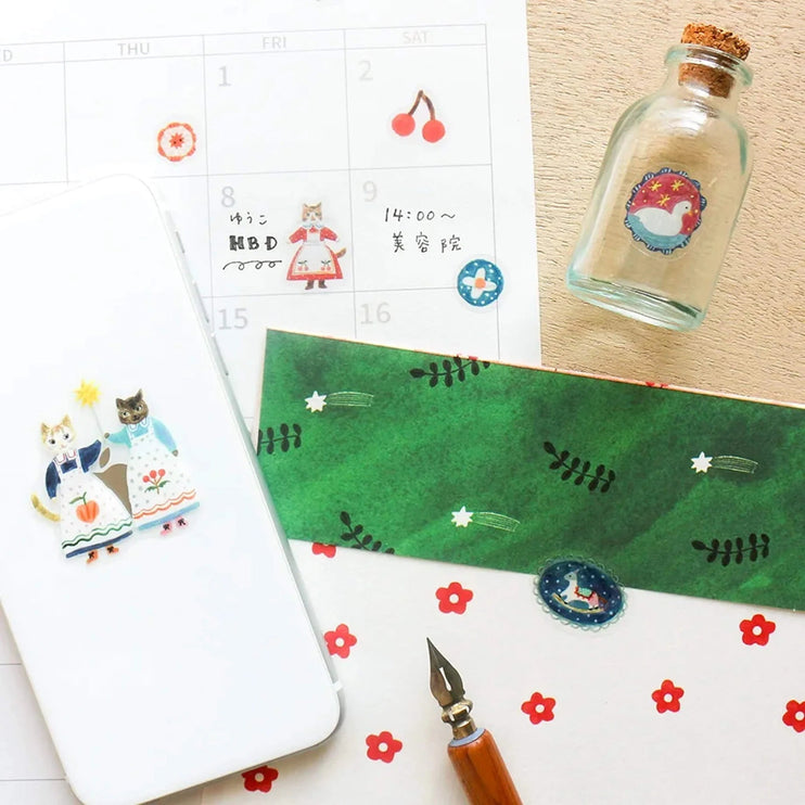 Stickers - Cats and buttons - ColorSwatch