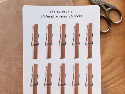 Stickers - Clothespin - ColorSwatch