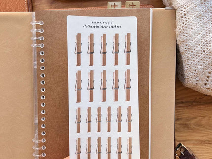 Stickers - Clothespin - ColorSwatch
