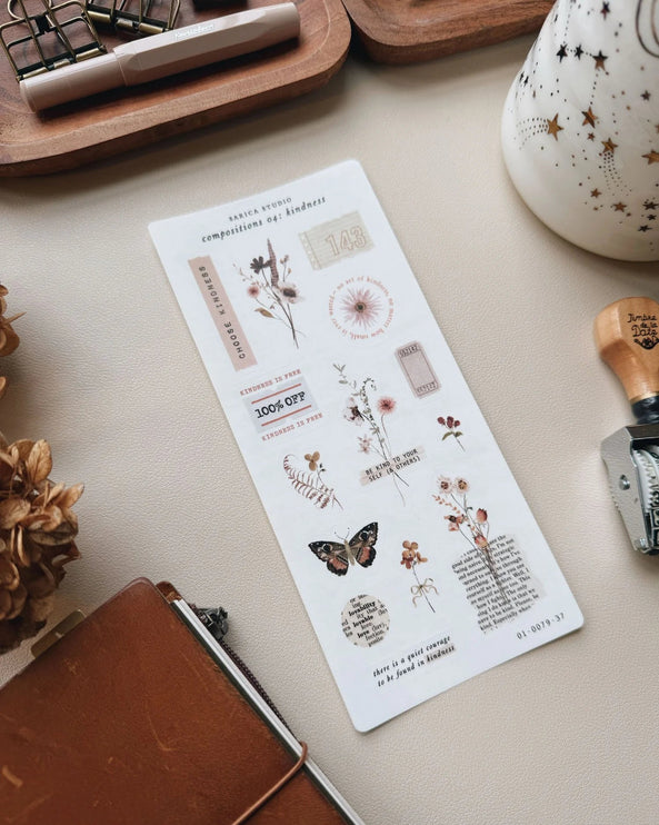 Stickers - Compositions 04: Kindness - ColorSwatch