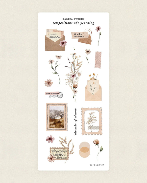 Stickers - Compositions 08: Yearning - ColorSwatch