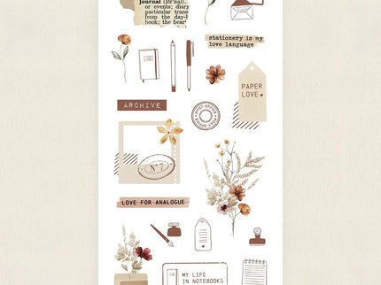 Stickers - Compositions 10: Analogue Love - ColorSwatch