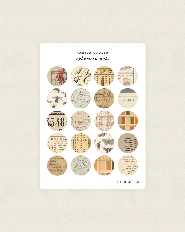 Stickers - Ephemera Dots - ColorSwatch