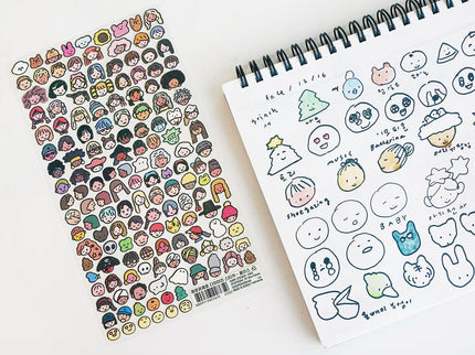 Stickers - Faces - ColorSwatch