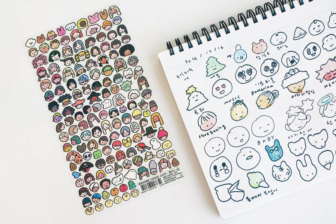 Stickers - Faces - ColorSwatch