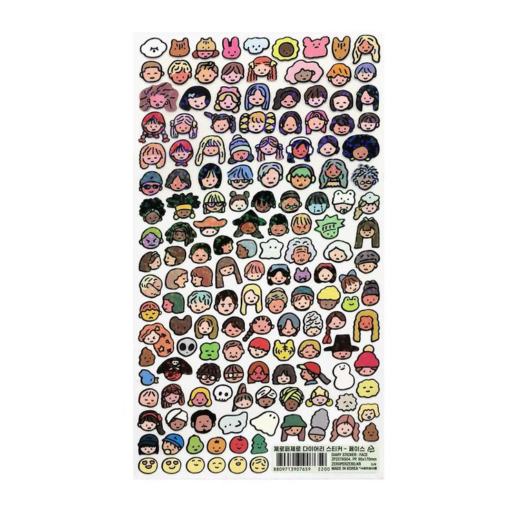 Stickers - Faces - ColorSwatch