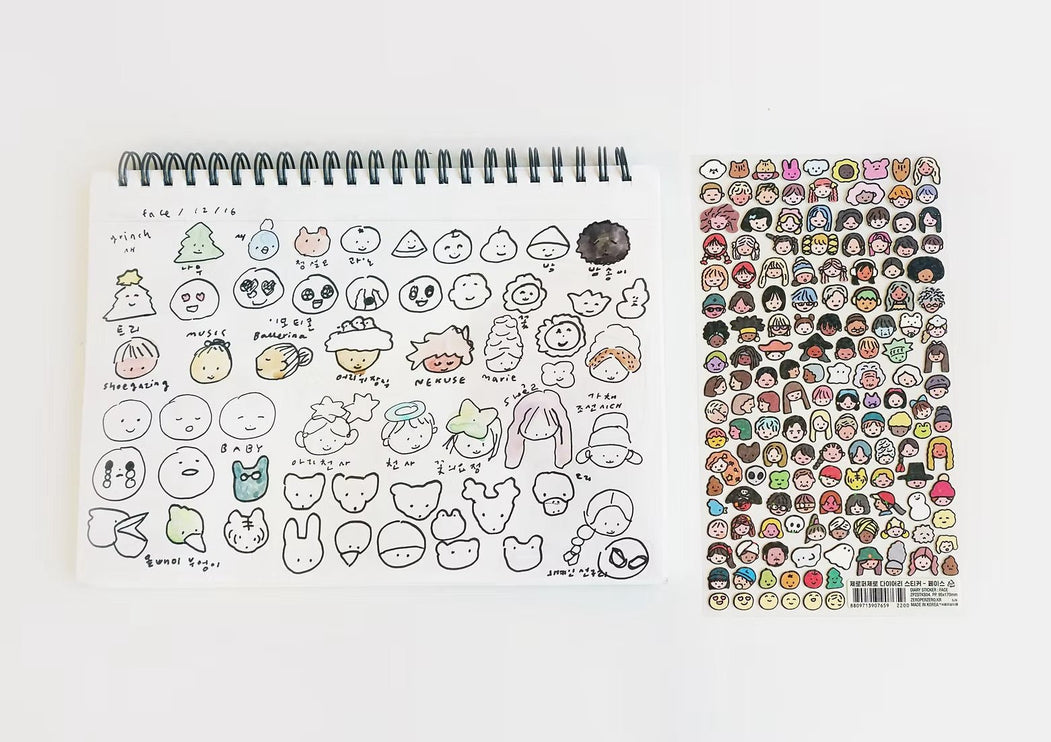 Stickers - Faces - ColorSwatch