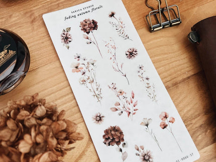 Stickers - Fading Autumn Florals - ColorSwatch