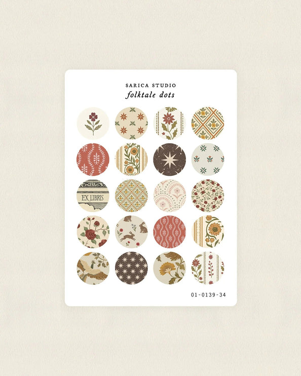 Stickers - Folktale Dots - ColorSwatch