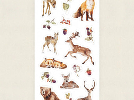 Stickers - Forest Fauna & Berries - ColorSwatch