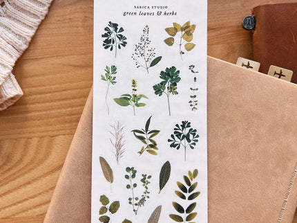 Stickers - Green Leaves & Herbs - ColorSwatch