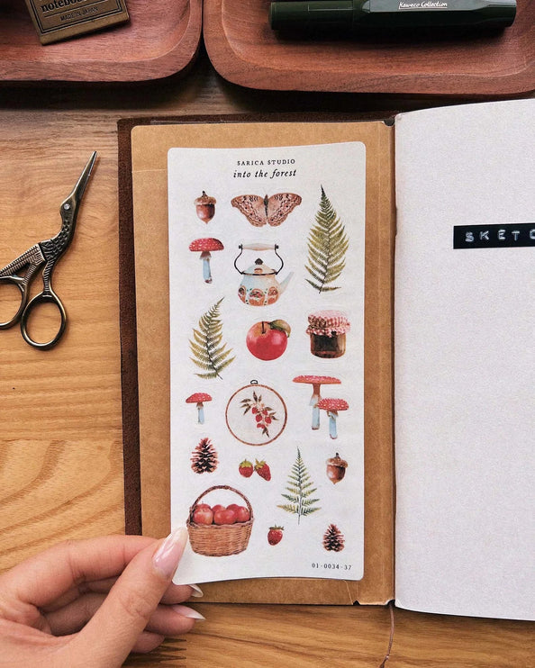 Stickers - Into the Forest Cottagecore - ColorSwatch