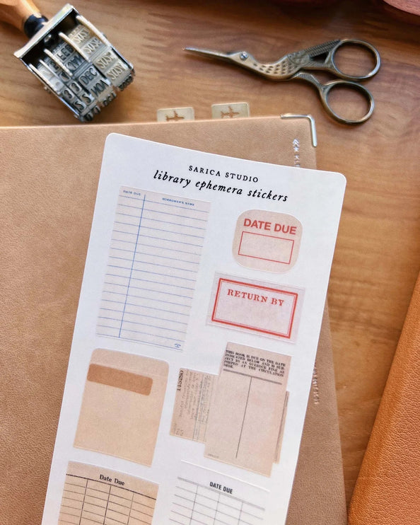 Stickers - Library Ephemera - ColorSwatch