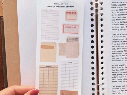 Stickers - Library Ephemera - ColorSwatch