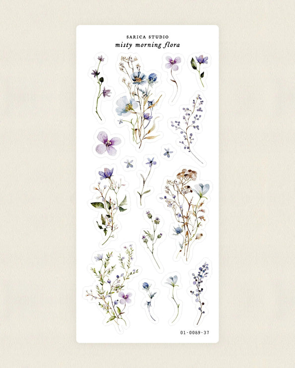 Stickers - Misty Morning Flora - ColorSwatch