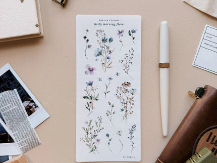Stickers - Misty Morning Flora - ColorSwatch