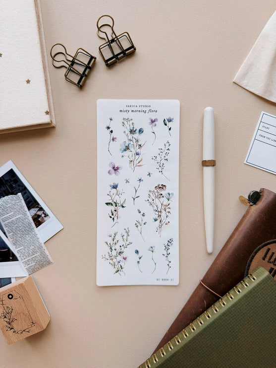 Stickers - Misty Morning Flora - ColorSwatch