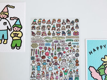 Stickers - Party - ColorSwatch