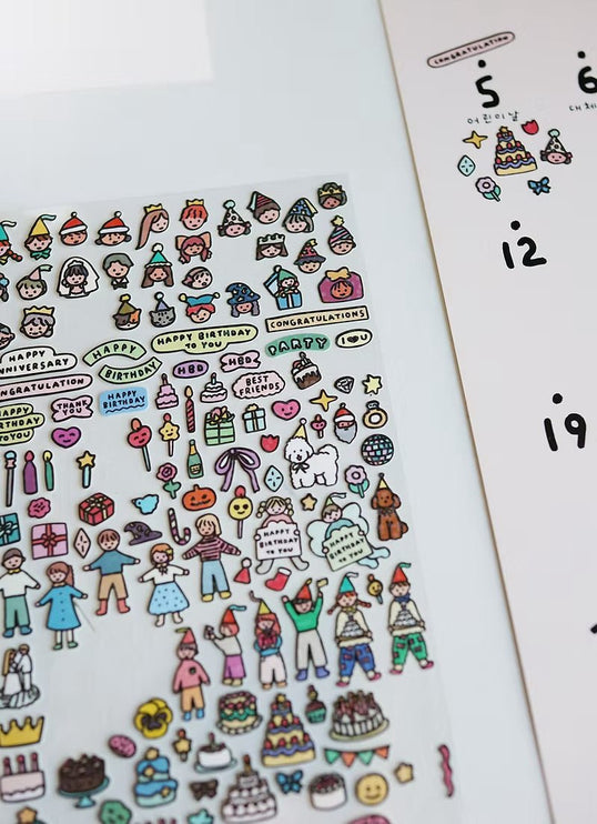 Stickers - Party - ColorSwatch