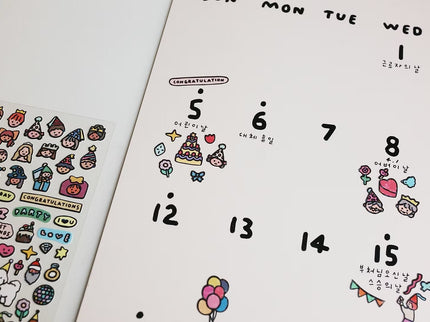 Stickers - Party - ColorSwatch