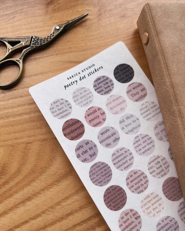 Stickers - Poetry Dot - ColorSwatch